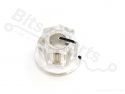 Knop MXR Style Fluted Transparant